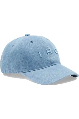 IRO Tilbehør, Dame, Blå, ONE SIZE, Denim, Denim Six-Insert Justerbar Skygge Hat