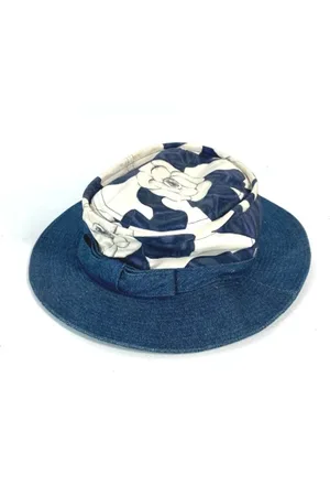 CHANEL Pre-owned, Dame, Blå, ONE SIZE, Bomuld, Pre-owned Bomuld hatte