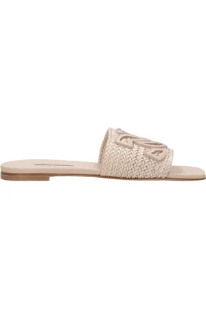 Casadei Sko, Dame, Lyserød, 39 EU, Læder, Rosa Flettede Eco-Læder Sandaler