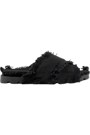 Camper Sko, Herre, Sort, 36 EU, Sorte Canvas Slide Sandaler
