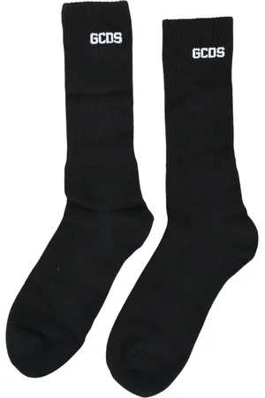 GCDS Undertøj, unisex, Sort, M, Bomuld, Logo Sokkesæt