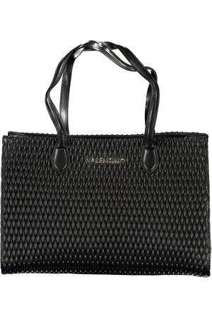 Valentino by Mario Valentino Taske, Dame, Sort, ONE SIZE, Uld, Sort skuldertaske med indvendig lomme