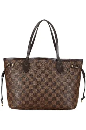 LOUIS VUITTON Pre-owned, Dame, Brun, ONE SIZE, Tyl, Pre-owned canvas tasker