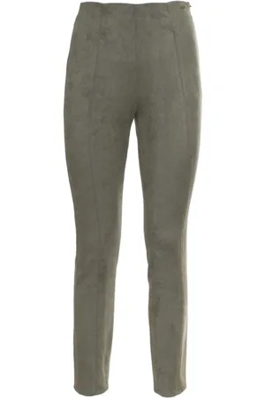 Guess Bukser, Dame, Grøn, S, Logo Zip Leggings til Kvinder