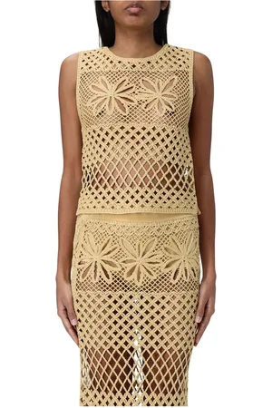 Pinko Top, Dame, Gul, S, Uld, Gonzalo Top til et stilfuldt look