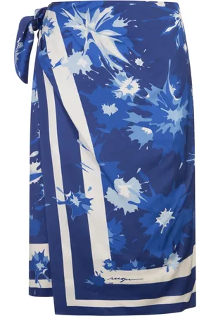 Msgm Nederdel, Dame, Blå, 2XS, Blå Viskose Komposition Mode Top