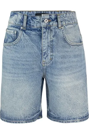 Represent Shorts, Herre, Blå, W29, Denim, Blå Denim Shorts Vintage Stil