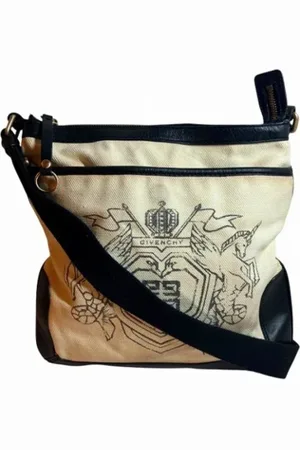Givenchy Pre-owned, Dame, , ONE SIZE, Uld, Pre-owned Canvas skuldertasker