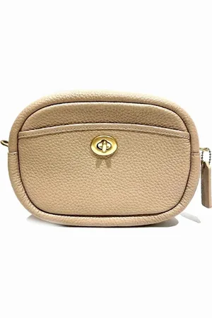 Coach Pre-owned, Dame, , ONE SIZE, Uld, Pre-owned Laeder crossbody-tasker