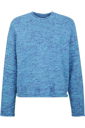 J.W.Anderson Strik, Herre, Blå, M, Space Dye Jumper Sweater
