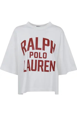 Ralph Lauren Top, Dame, Hvid, XS, Strik T-shirt