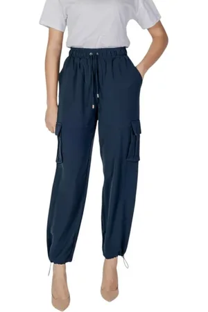Liu Jo Bukser, Dame, Blå, 2XS, Polyester, Blå Polyester Almindelige Bukser til Kvinder