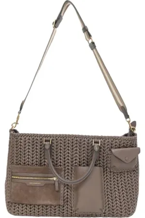 Anya Hindmarch Pre-owned, Dame, Brun, ONE SIZE, Tyl, Pre-owned Laeder hndtasker