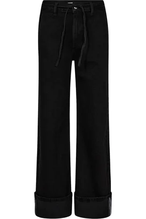 Co`Couture Jeans, Dame, Sort, XS, Uld, Stilfulde ankelkorte sorte jeans
