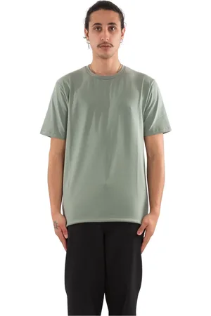 Daniele Fiesoli Top, Herre, Grøn, 3XL, Bomuld, Bomuld Stretch Tee