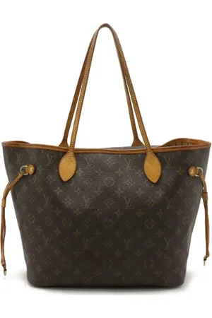 LOUIS VUITTON Pre-owned, Dame, Brun, ONE SIZE, Uld, Pre-owned Canvas totes