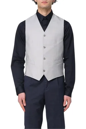 Emporio Armani Jakkesæt, Herre, Hvid, S, Elegant Suit Vest in Pearl