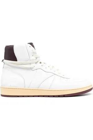 Rhude Sko, Herre, Hvid, 43 EU, Høje Panel Sneakers