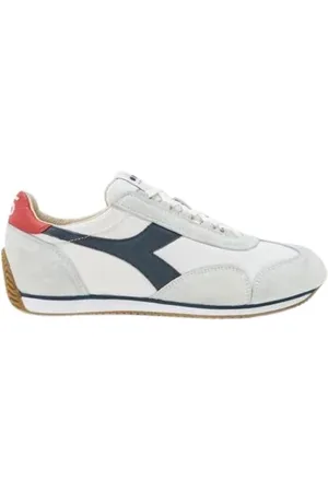 Diadora Sko, Herre, Flerfarvet, 42 EU, Canvas Stone Wash Sneakers
