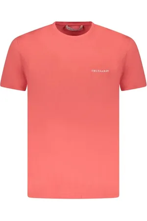 Trussardi Top, Herre, Lyserød, S, Bomuld, Bomuld T-shirt