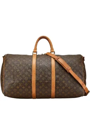 LOUIS VUITTON Pre-owned, unisex, Brun, ONE SIZE, Uld, Pre-owned Canvas rejsetasker