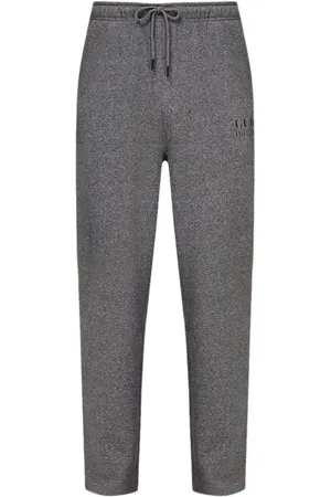 Guess Bukser, Herre, Grå, S, Sweatpants med logo og snøre i taljen