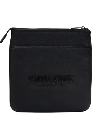 Armani Exchange Taske, Herre, Sort, ONE SIZE, Uld, Sort Herre Crossbody Taske Enkel Moderne Design