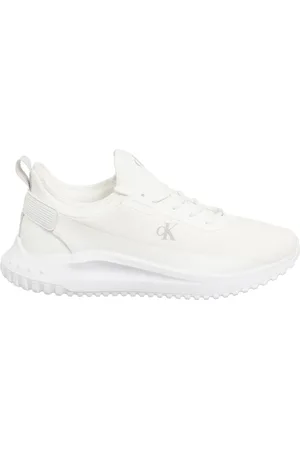 Calvin Klein Sko, Herre, Hvid, 42 EU, Enkle Snøresneakers