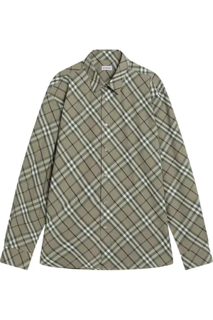 Burberry Skjorte, Herre, Flerfarvet, M, Langærmet skjorte