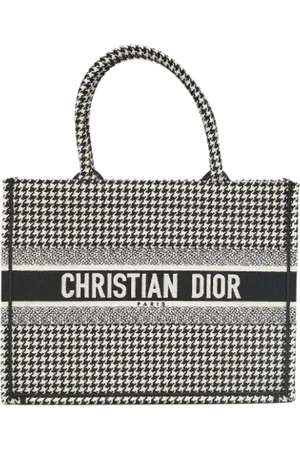 Dior Pre-owned, Dame, Sort, ONE SIZE, Tyl, Pre-owned Canvas dior-tasker