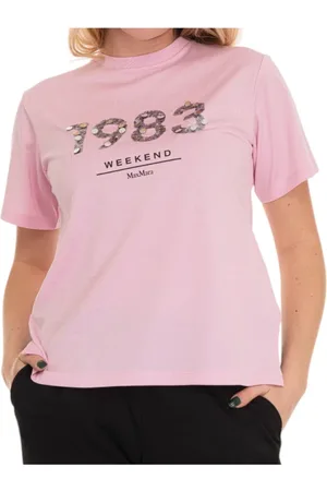 Max Mara Top, Dame, Lyserød, L, Uld, Stilfulde T-shirts og Polos til Weekend