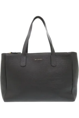 Bvlgari Pre-owned, Dame, Sort, ONE SIZE, Uld, Pre-owned Laeder hndtasker