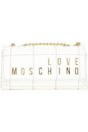 Moschino Taske, Dame, Hvid, ONE SIZE, Uld, Stilfuld PU-taske