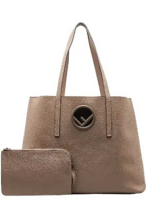 Fendi Pre-owned, Dame, , ONE SIZE, Tyl, Pre-owned Laeder hndtasker