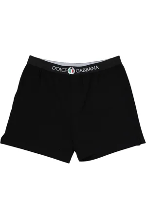 Dolce & Gabbana Undertøj, Herre, Sort, XL, Bomuld, Behagelige Sorte Boxershorts