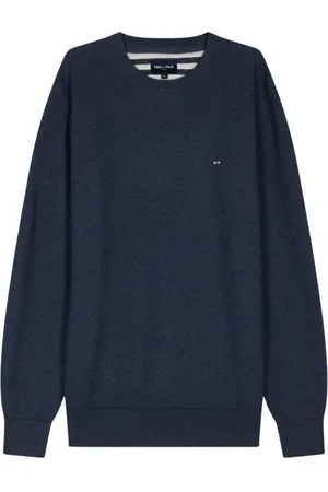 Eden Park Strik, Herre, Blå, 2XL, Bomuld, Sweatshirts & Hoodies