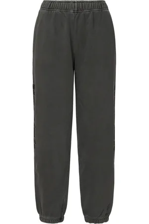 Pinko Bukser, Dame, Grå, L, Bomuld, Grå Sweatpants Plumcake Stil