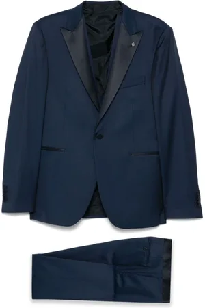 TAGLIATORE Jakkesæt, Herre, Blå, XL, Uld, Herretøjssæt Blu Ss25