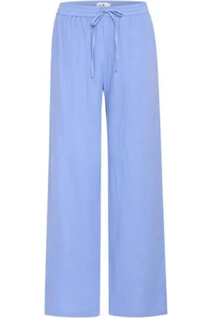 Ichi Bukser, Dame, Blå, S, Damer Loose Fit Bukser