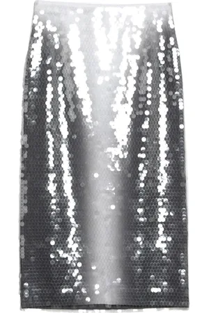 Sportmax Nederdel, Dame, Sort, M, Lang Nederdel med Elegant Design