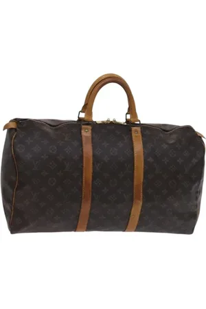 LOUIS VUITTON Pre-owned, Dame, Brun, ONE SIZE, Tyl, Pre-owned canvas tasker