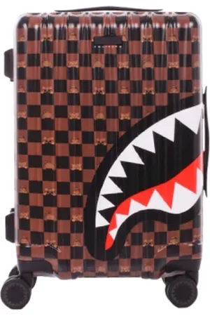Sprayground Kuffert, unisex, Brun, ONE SIZE, Uld, Stilfuldt Kuffert med Sidelæns Håndtag