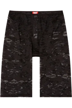 Diesel Undertøj, Dame, Sort, XS, Blomstret Blonde Taljeundertøj
