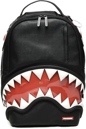 Sprayground Taske, unisex, Sort, ONE SIZE, Sort rygsæk med tands design