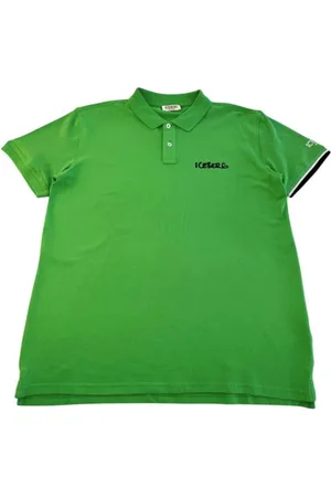 Iceberg Top, Herre, Grøn, 2XL, Bomuld, Grøn Bomuldspolo med Logo