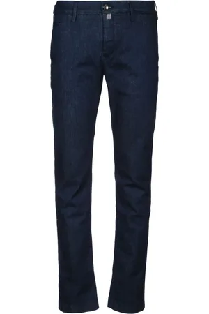Jacob Cohen Jeans, Herre, Blå, W33, Uld, Mørkeblå Slim Fit Jeans