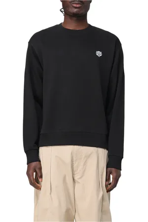 Kenzo Sweathshirts & Hoodies, Herre, Sort, 2XL, Uld, Hyggelig Tiger Fleece Trøje