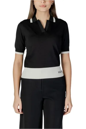 Liu Jo Top, Dame, Sort, M, Uld, Sort & Hvid Viskose Sweatshirt