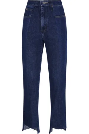 E.L.V. Denim Jeans, Dame, Blå, W27 L29, Bomuld, Mørkeblå Audrey Jeans