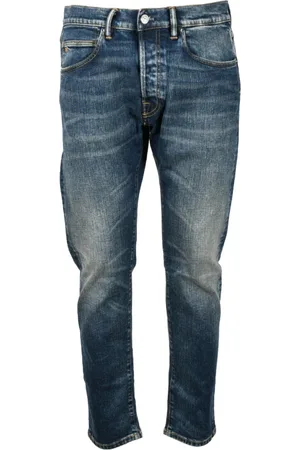 Nine In The Morning Jeans, Herre, Blå, W30, Bomuld, Morgen Jeans i Bomuld Elastan Blanding